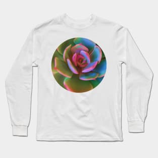 Pink Succulent Long Sleeve T-Shirt